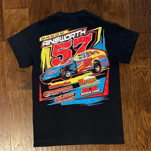 Vintage 57 Randy Ainsworth Racing Graphic T-Shirt - Picture 3 of 8